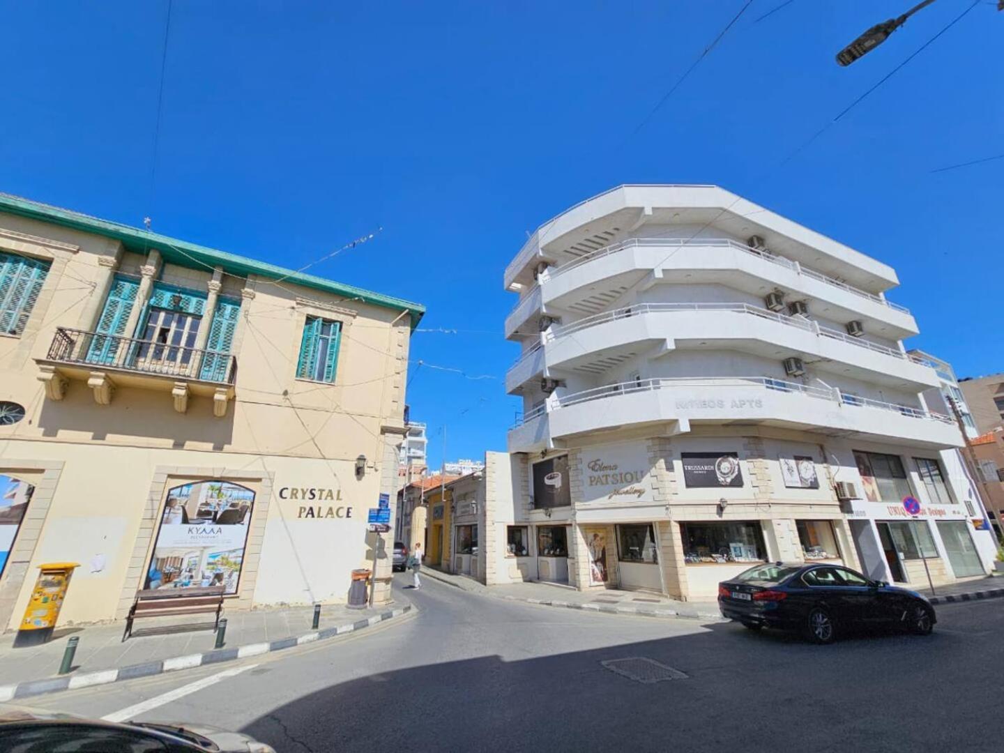Kitieos Central Apts 100M From Finikoudes Beach ลาร์นาคา ภายนอก รูปภาพ
